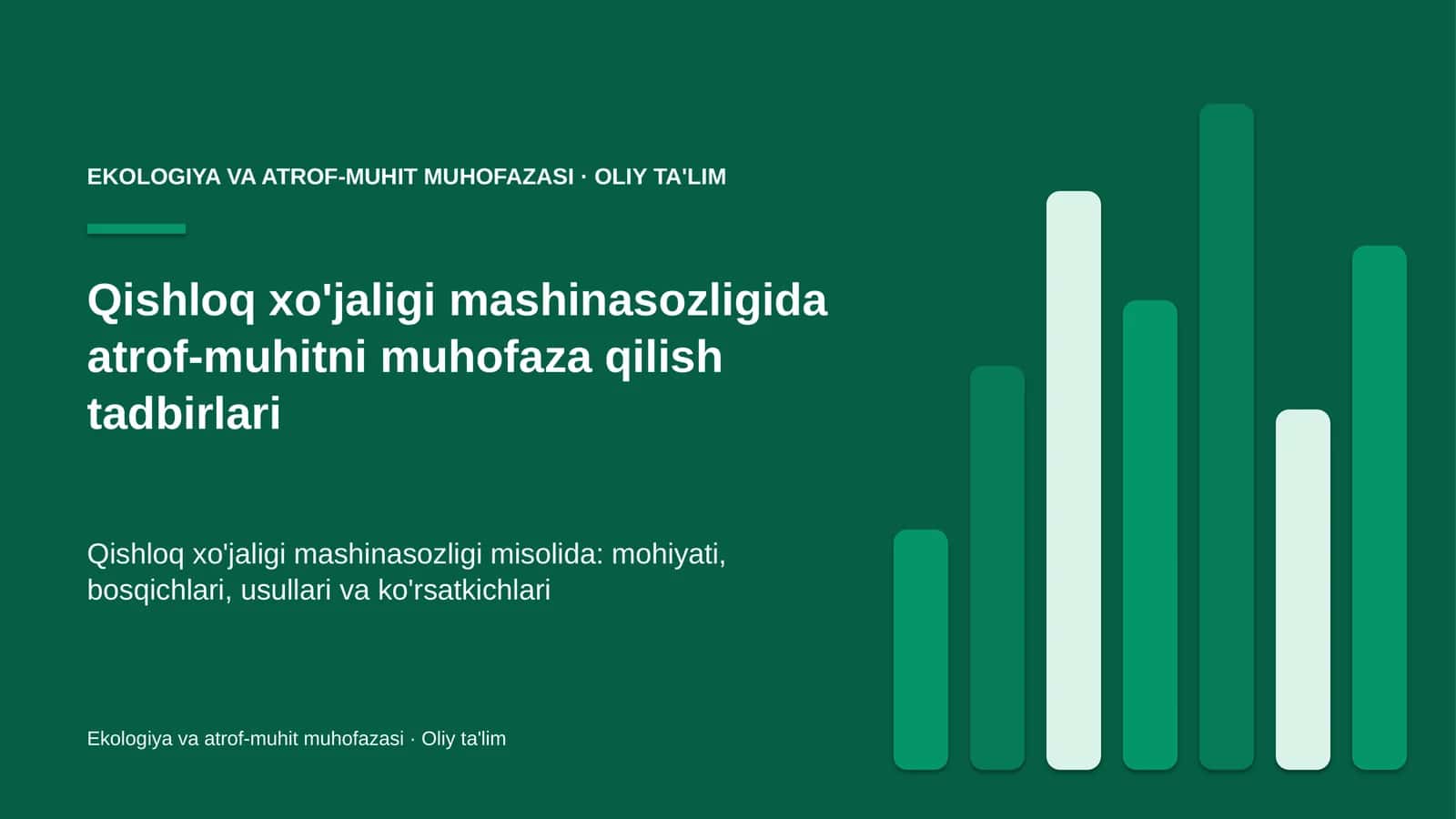 qishloq xo'jaligi mashinasozligida atrof muhitni muhofaza qilish tadbirlari 4145