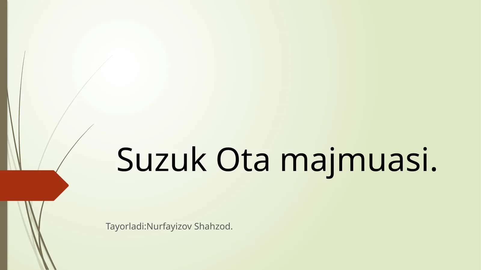 Suzuk Ota majmuasi