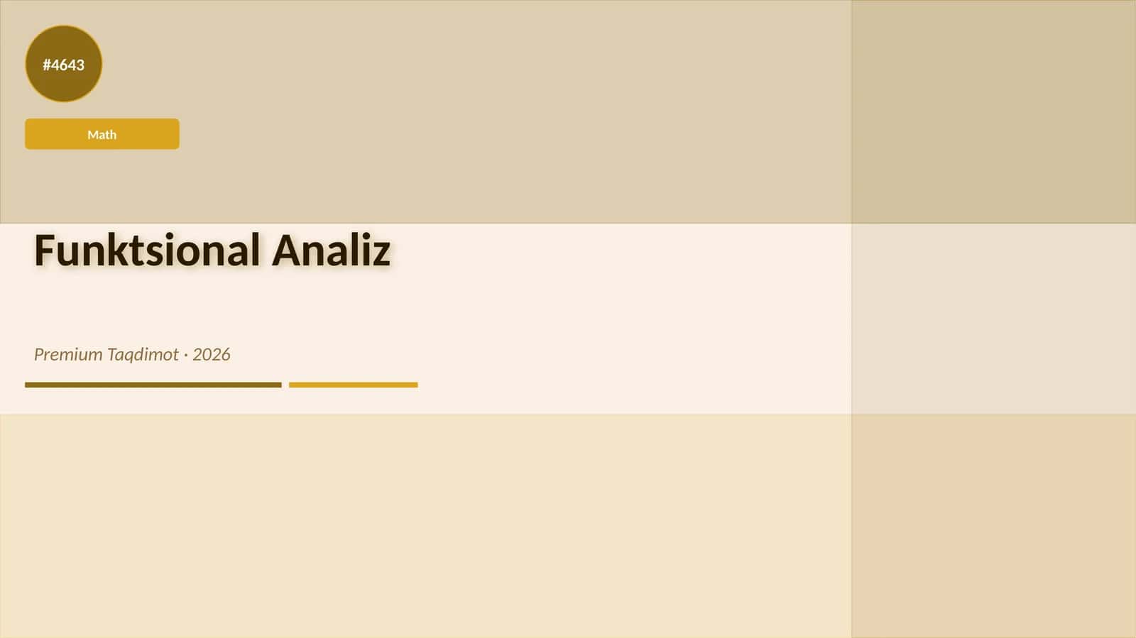 Funktsional Analiz
