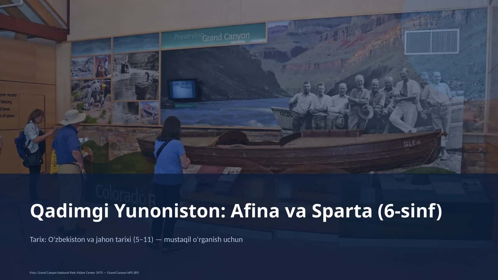 Qadimgi Yunoniston: Afina va Sparta (6-sinf)