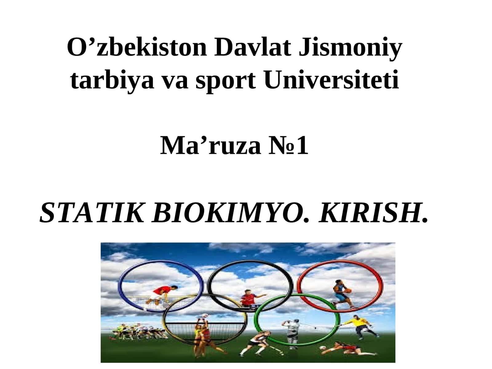STATIK BIOKIMYO