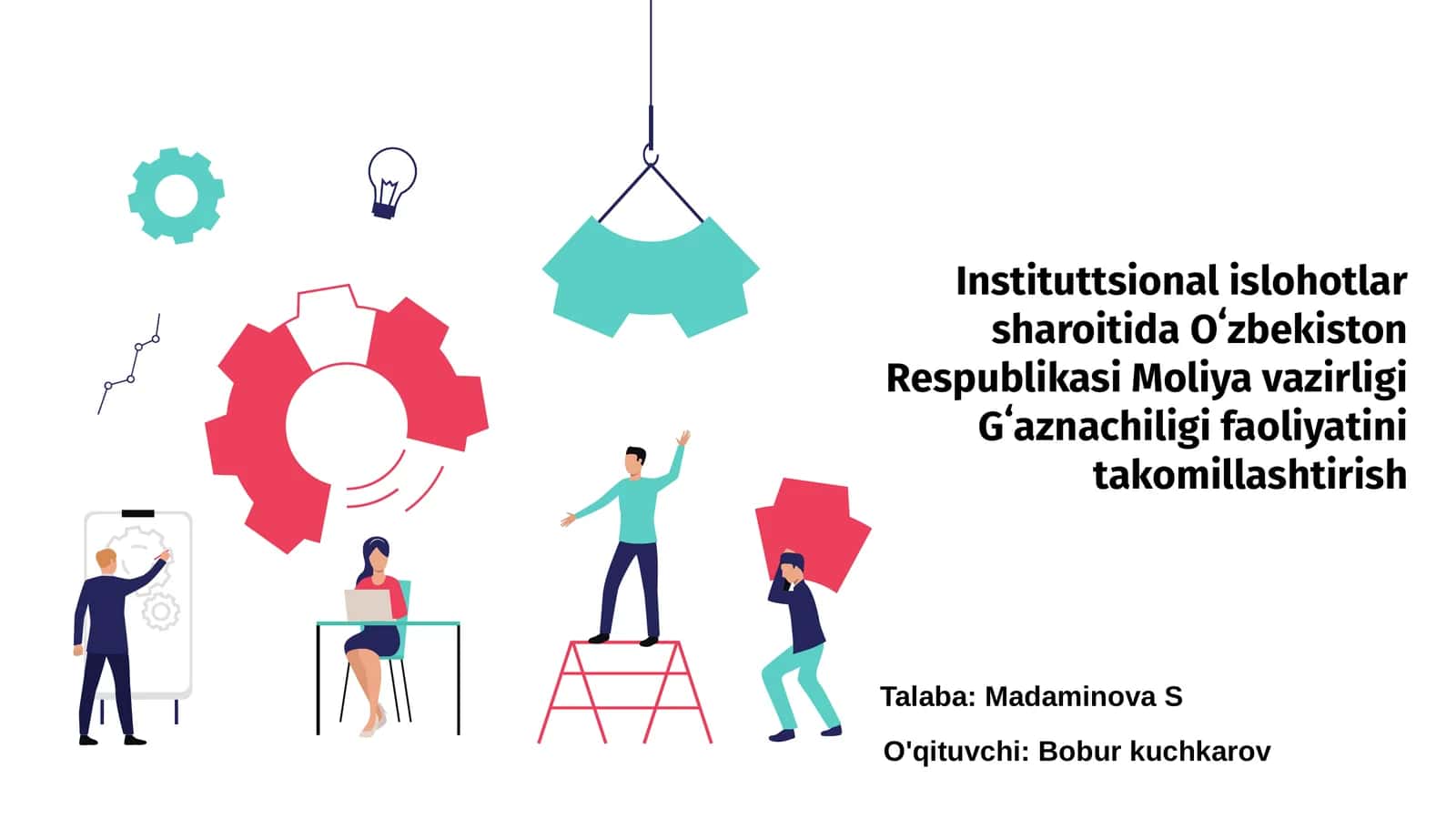 Oʻzbekiston Respublikasi Moliya vazirligi Gʻaznachiligi faoliyatini takomillashtirish