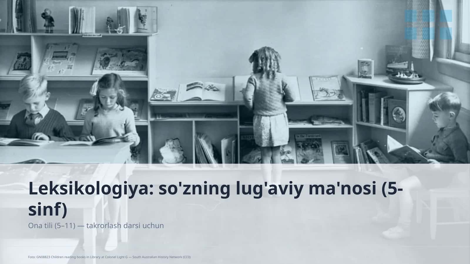Leksikologiya: so'zning lug'aviy ma'nosi (5-sinf)