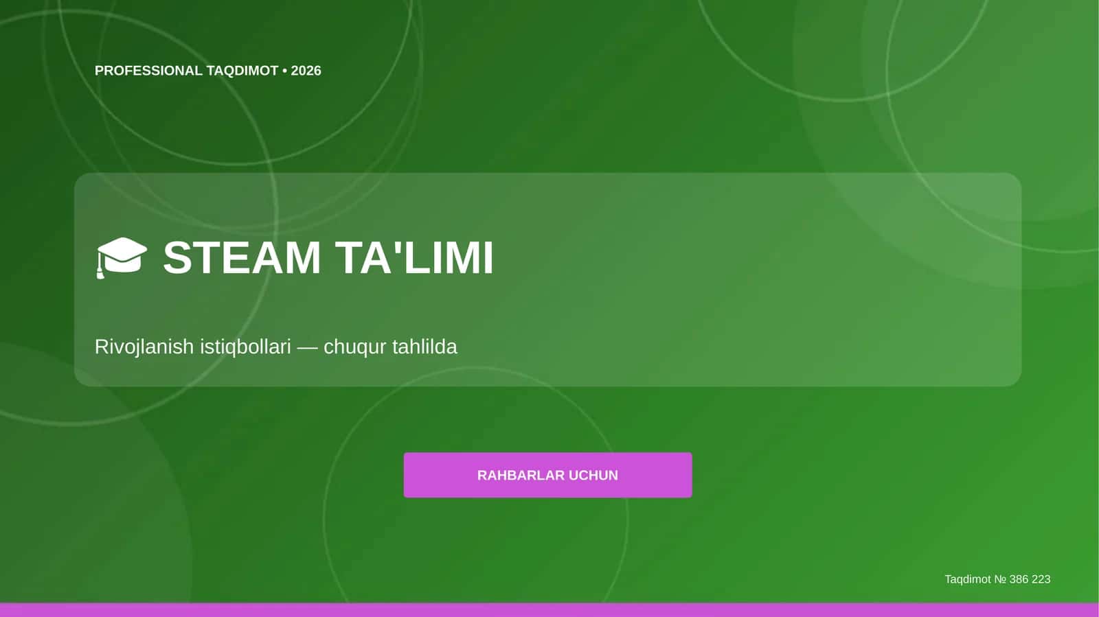 STEAM TA'LIMI