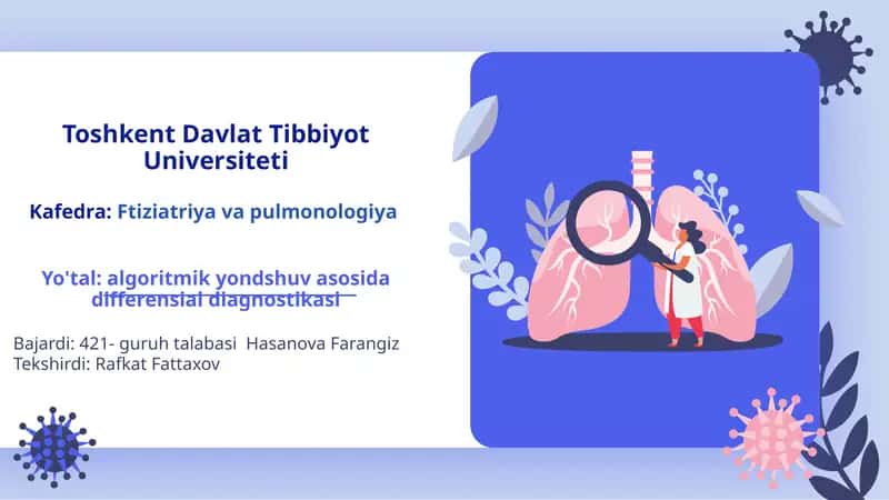 Ftiziatriya va Pulmonologiya