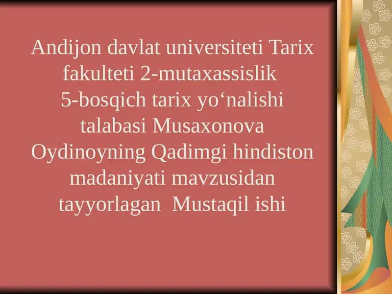 Qadimgi Hindiston madaniyati