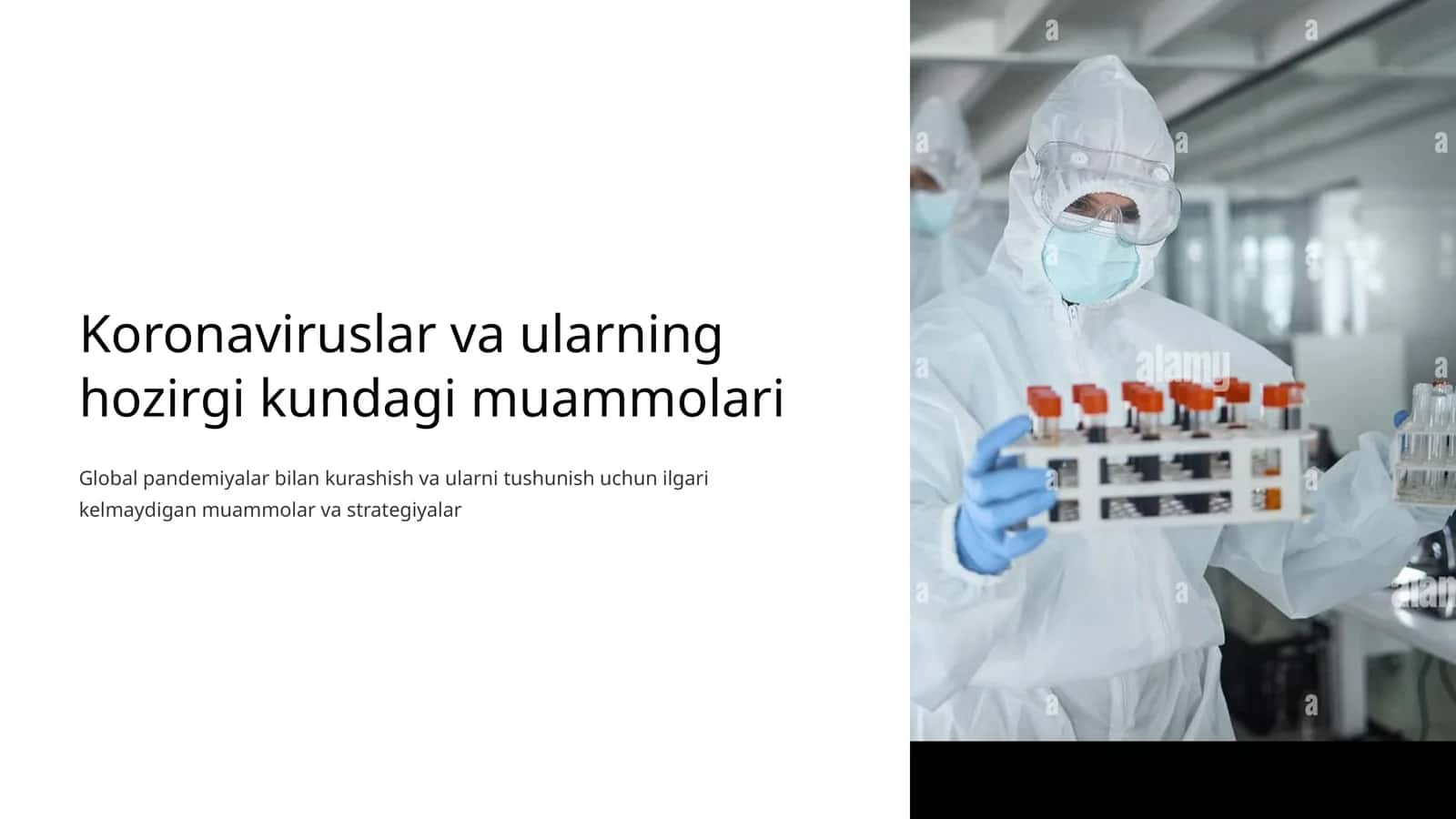 Koronaviruslar va ularning hozirgi kundagi muammolari