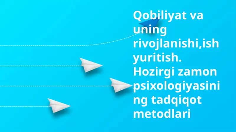 Zamonaviy Psixologik Tadqiqot Usullari