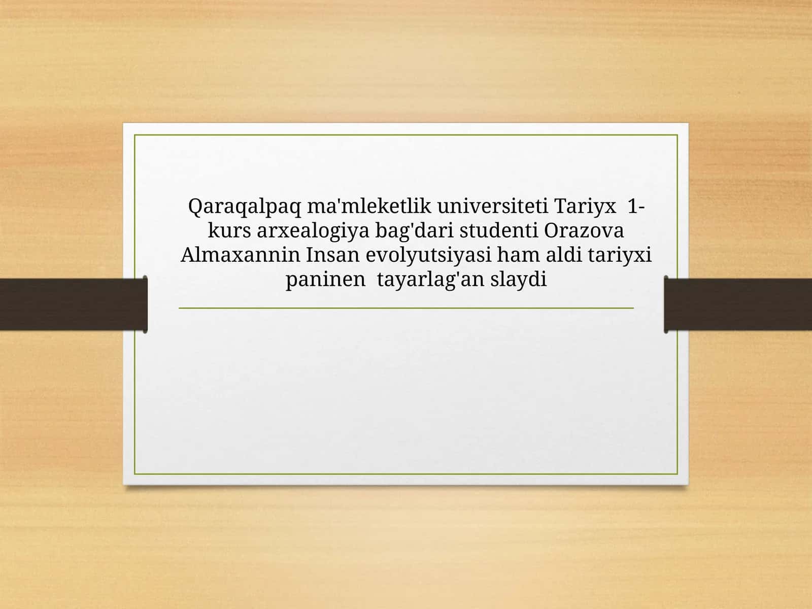 Insan evolyutsiyasi