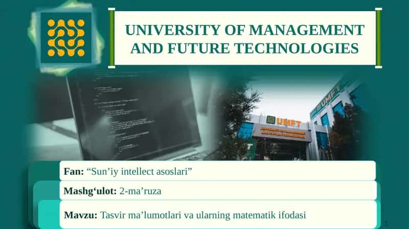 Raqamli tasvir tushunchasi va uning amaliyoti