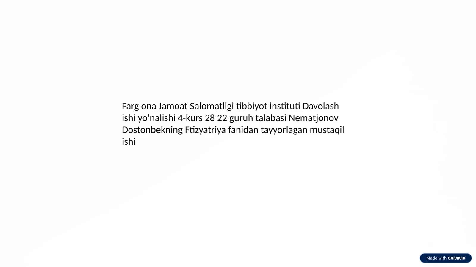 O'pkadan tashqari a'zolar tuberkulozining rentgenalagik va nur diagnostikasi
