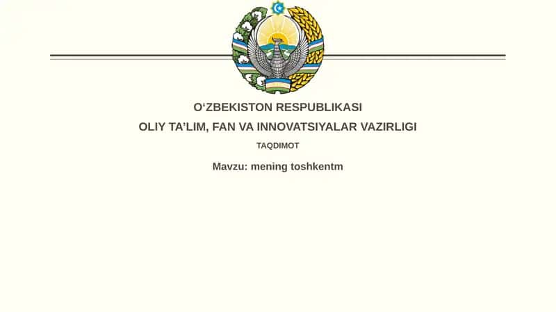 Toshkent: Tarix, Geografiya va Demografiya