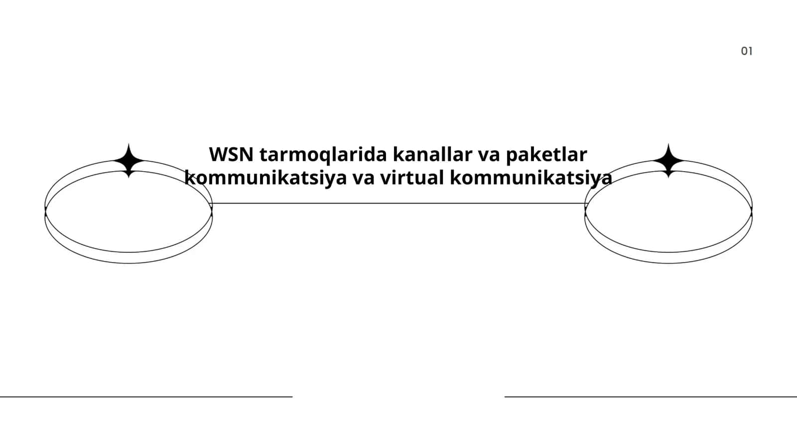 WSN tarmoqlarida kanallar va paketlar kommunikatsiya va virtual kommunikatsiya