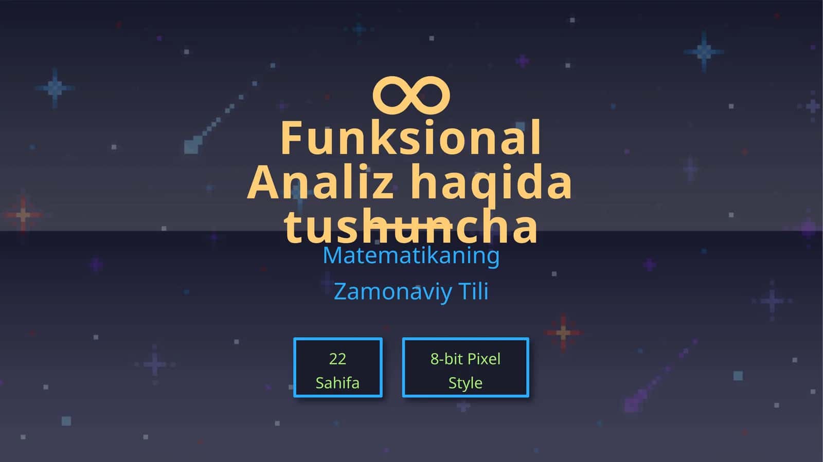 Funksional Analiz haqida tushuncha