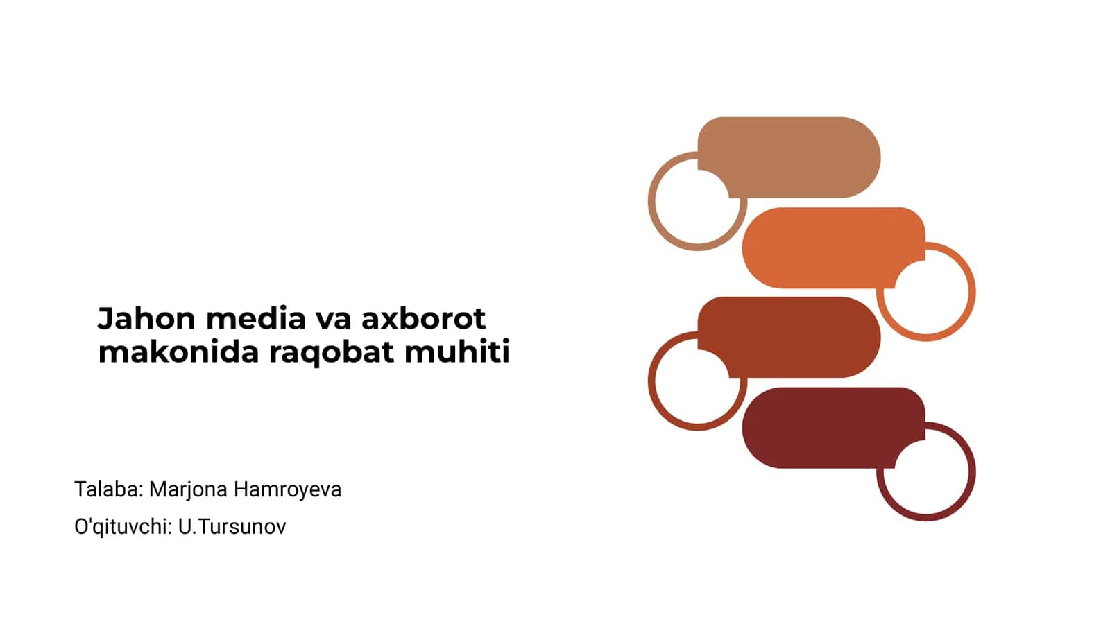 Jahon media va axborot makonida raqobat muhiti
