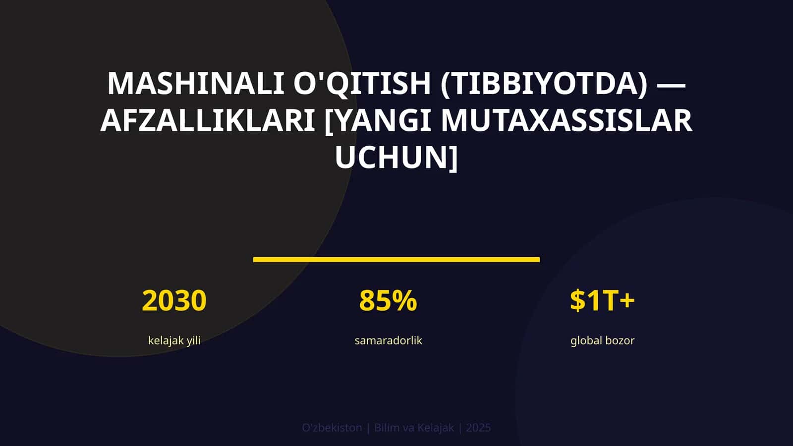 Mashinali o'qitish (tibbiyotda) — afzalliklari [yangi mutaxassislar uchun]