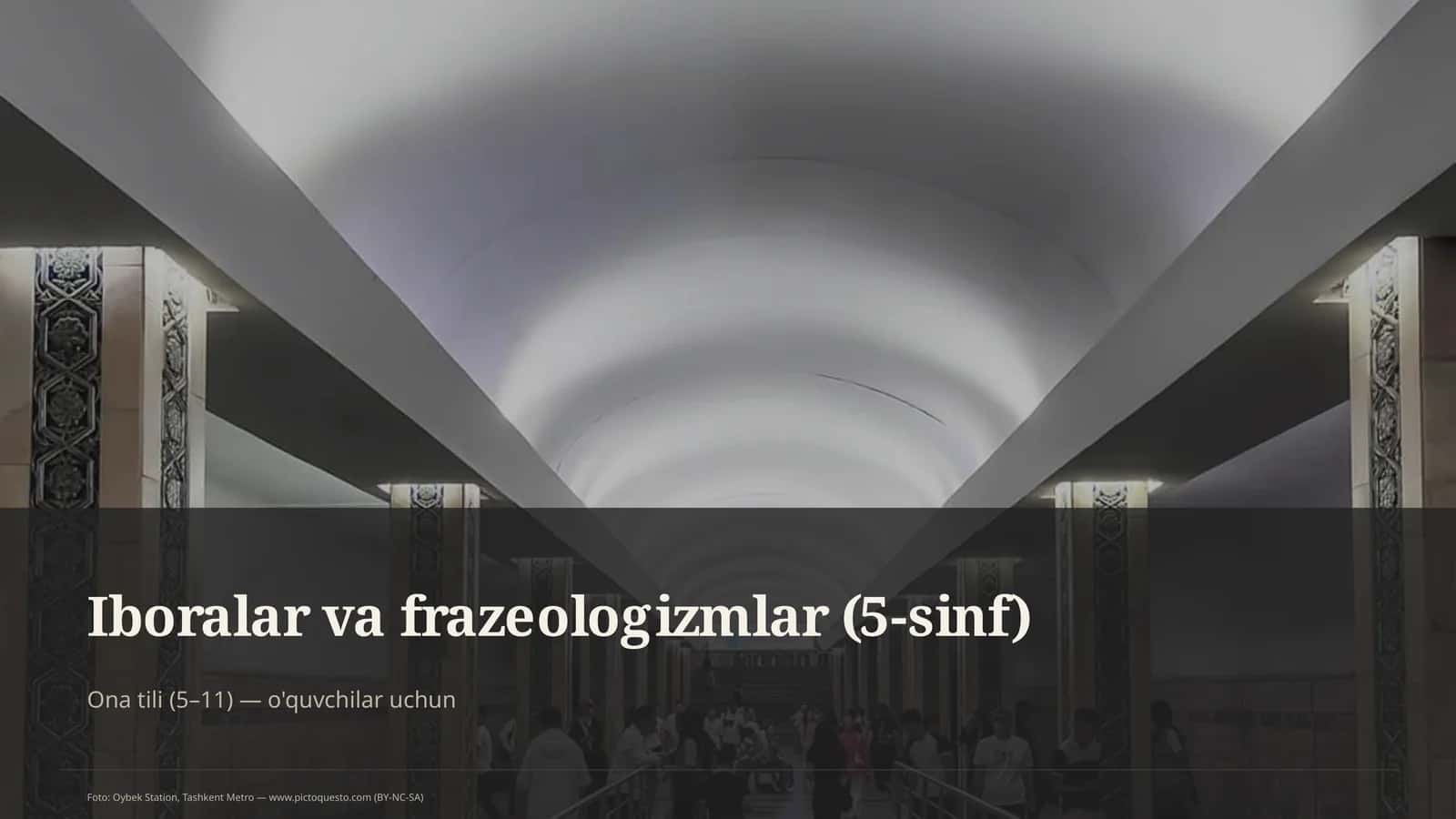 Iboralar va frazeologizmlar (5-sinf)