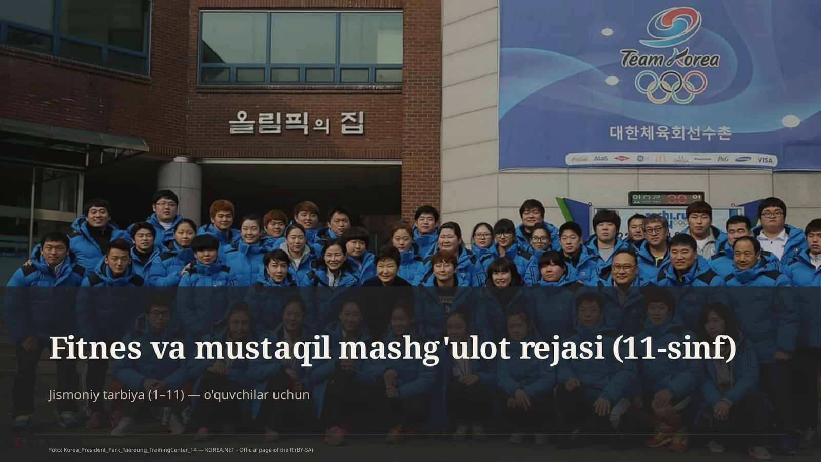 Fitnes va mustaqil mashg'ulot rejasi (11-sinf)