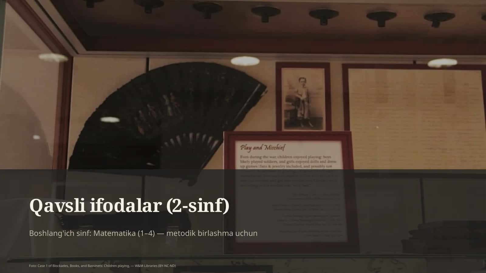Qavsli ifodalar (2-sinf)