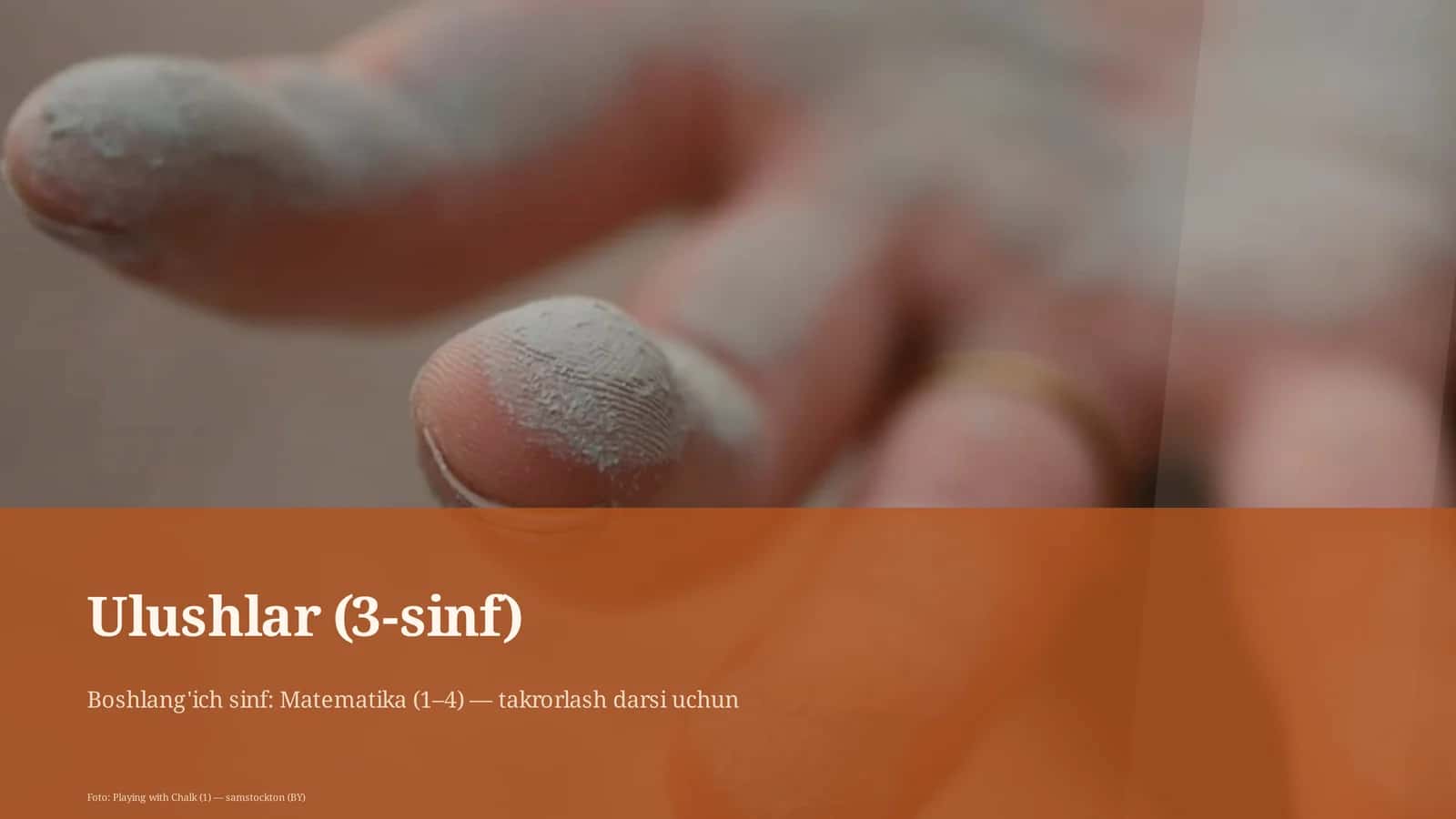 Ulushlar (3-sinf)