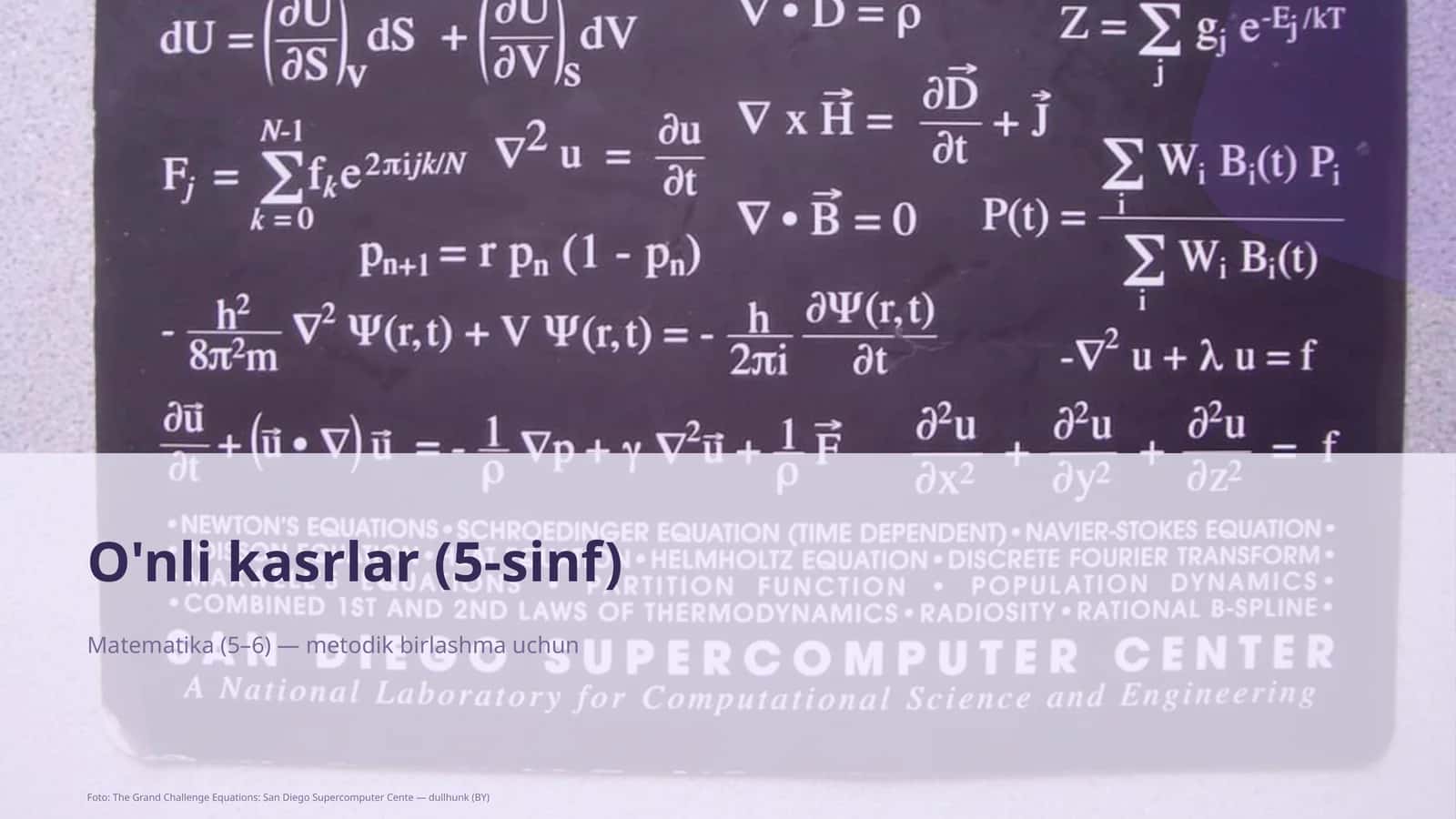 O'nli kasrlar (5-sinf)