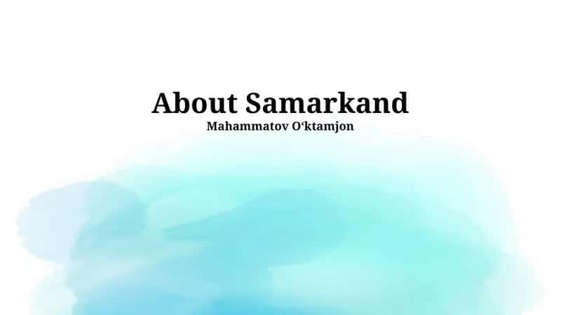 Samarkand
