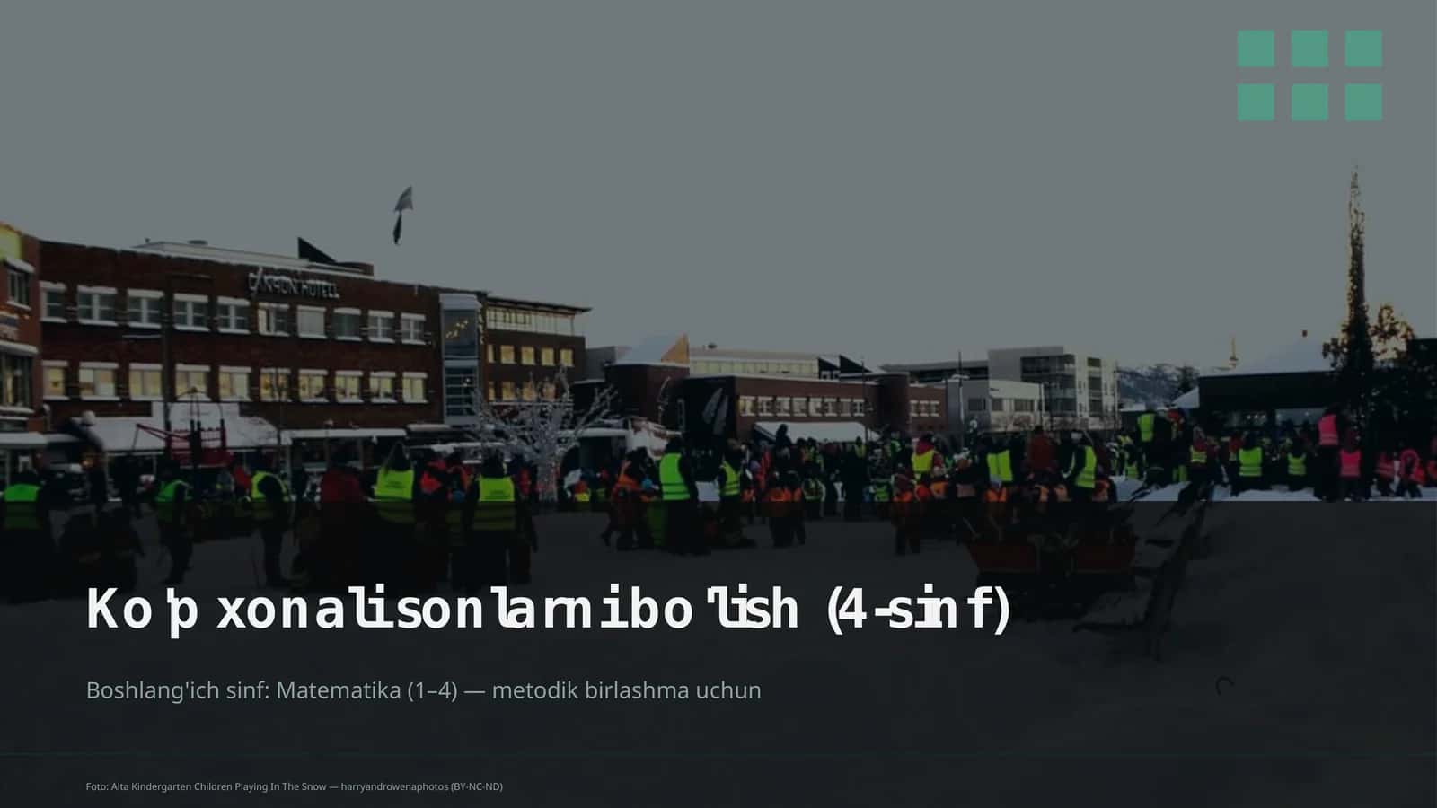 Ko'p xonali sonlarni bo'lish (4-sinf)
