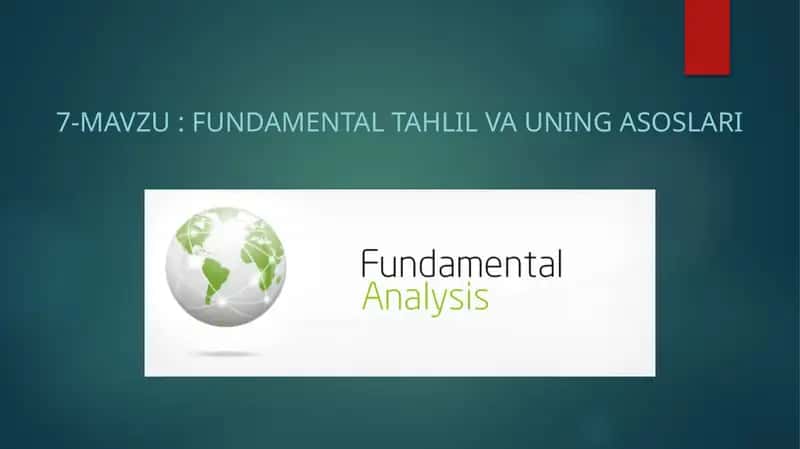 Fundamentaltahlilvauningasoslari