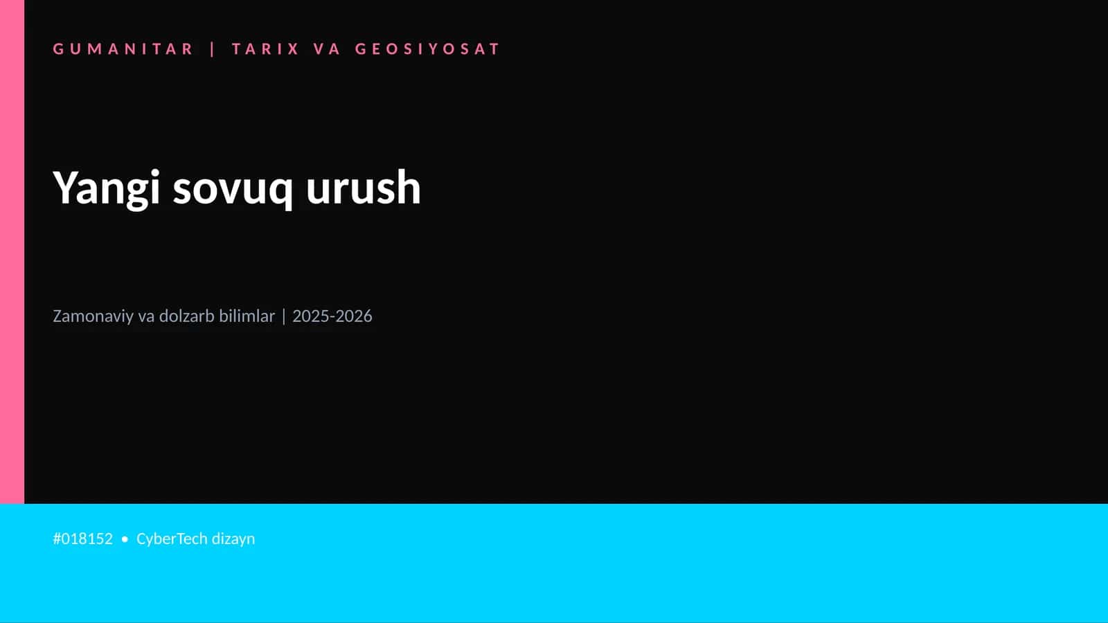 Yangi sovuq urush
