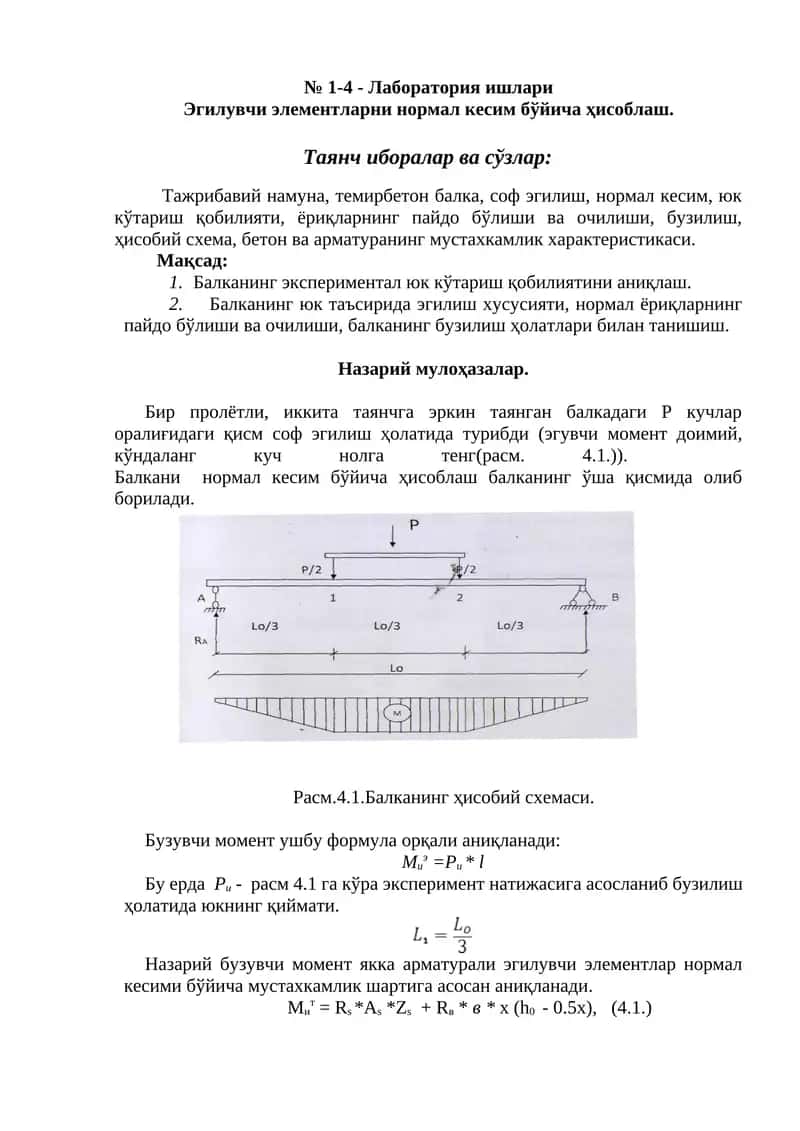 Лаборатория ишлари