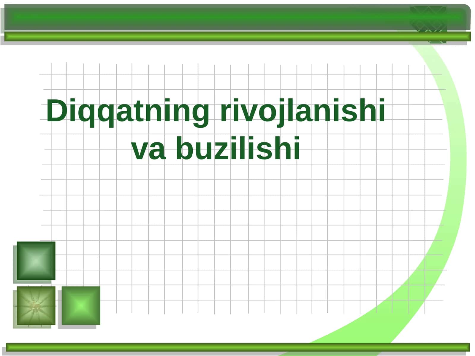 Diqqatning rivojlanishi va buzilishi