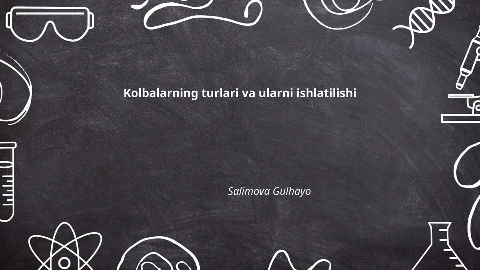Ko'balarning turlari va ularni ishlatilishi