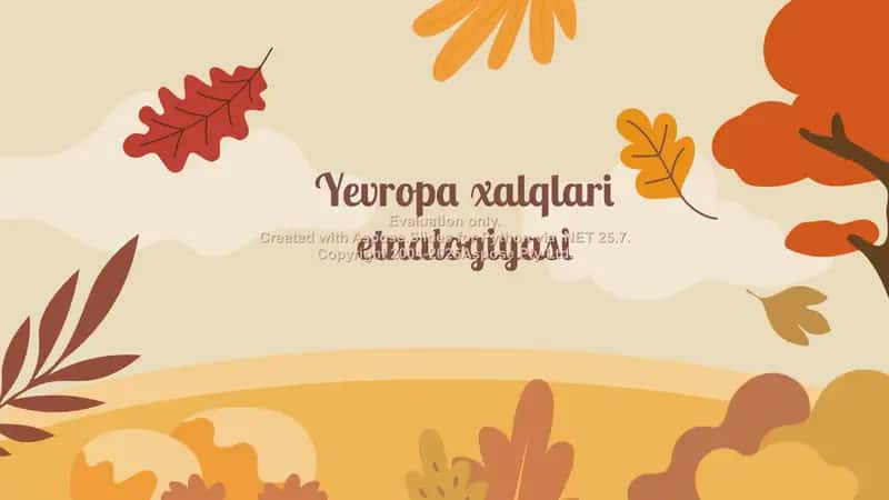 Yevropa xalqlari etnalogiyasi