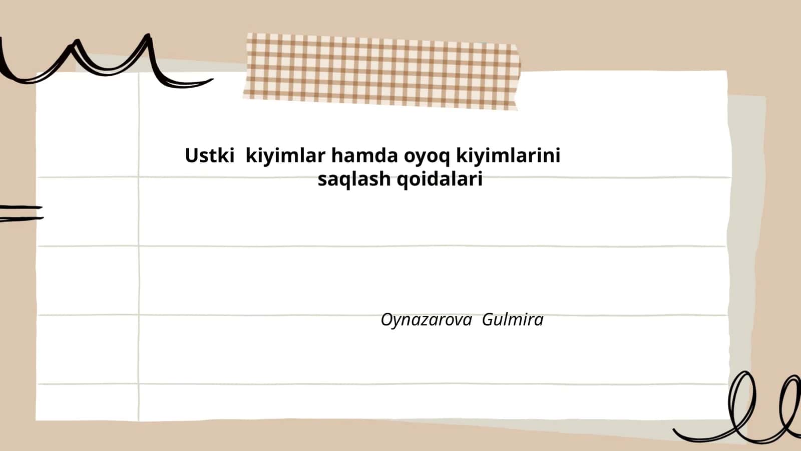Ustki kiyimlar hamda oyoq kiyimlarini saqlash qoidalari