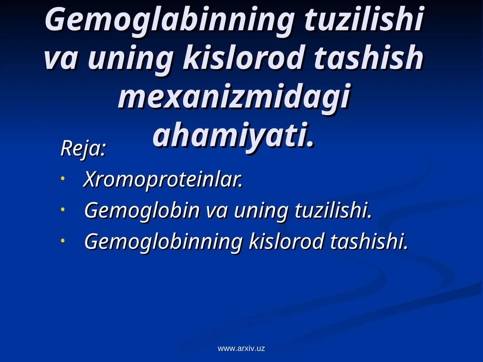 Xromoproteinlar