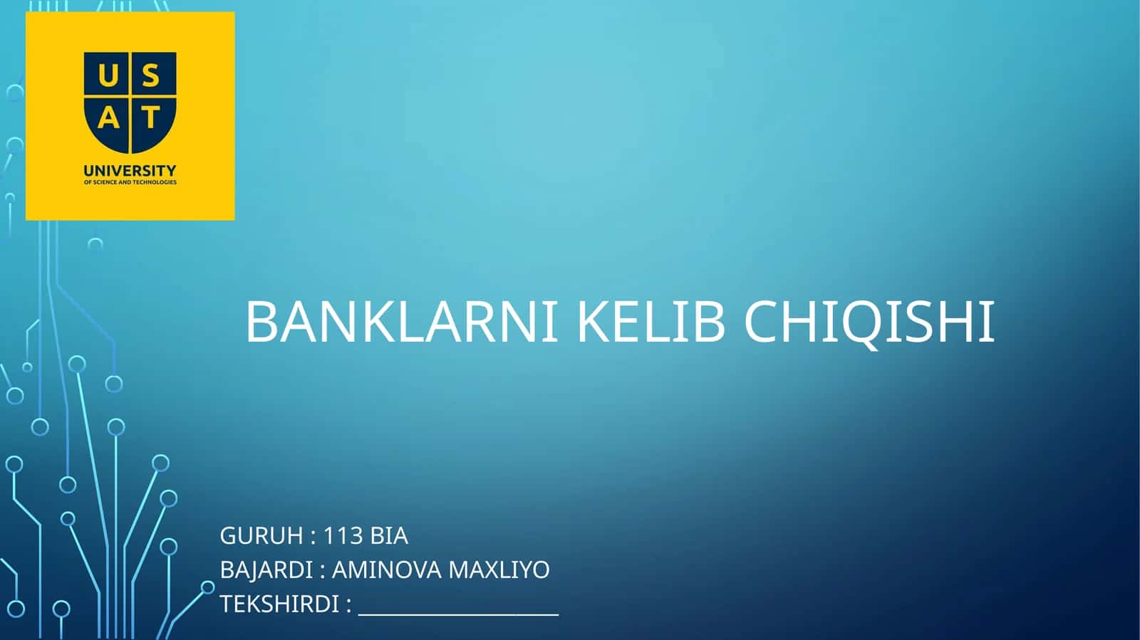banklarnikelibchiqishi