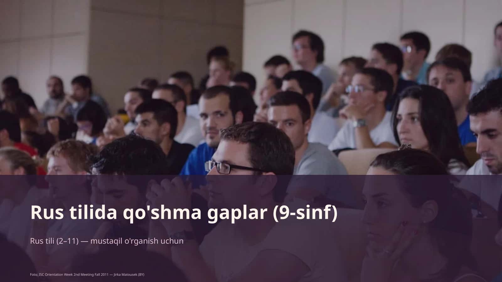 Rus tilida qo'shma gaplar (9-sinf)