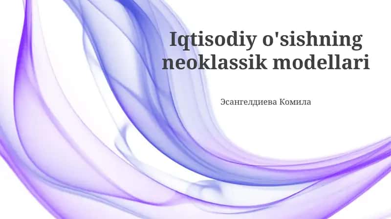 Solow Modeli: Texnologik Taraqqiyotning Taʼsiri