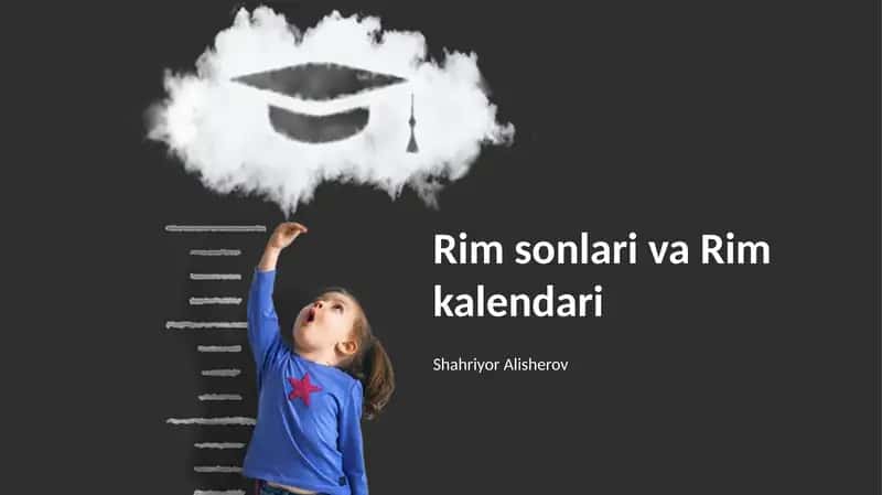 Rim sonlari va Rim kalendari
