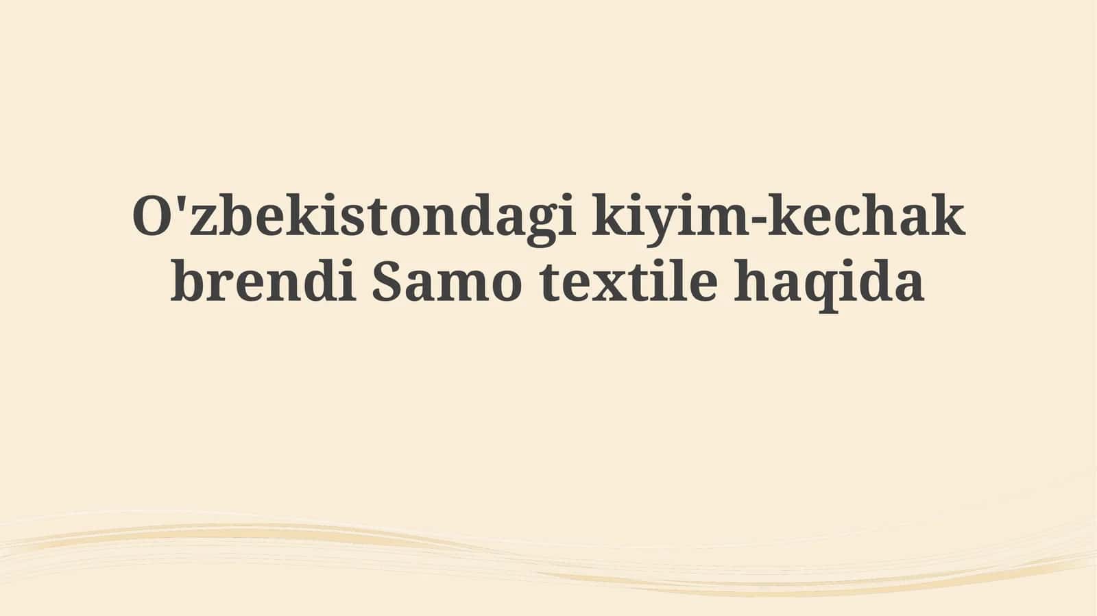 Samo Textile