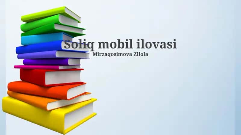 Soliq mobil ilovasi