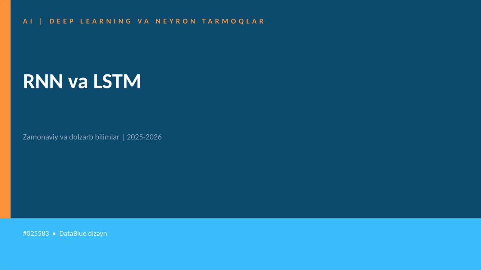 RNN va LSTM