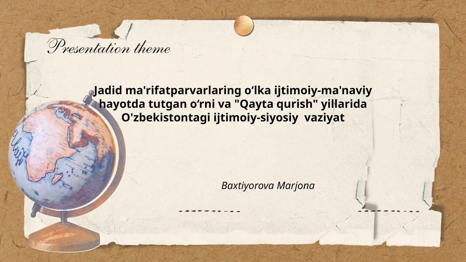 Jadidchilik harakati va uning ma’rifatparvarlikka ta’siri