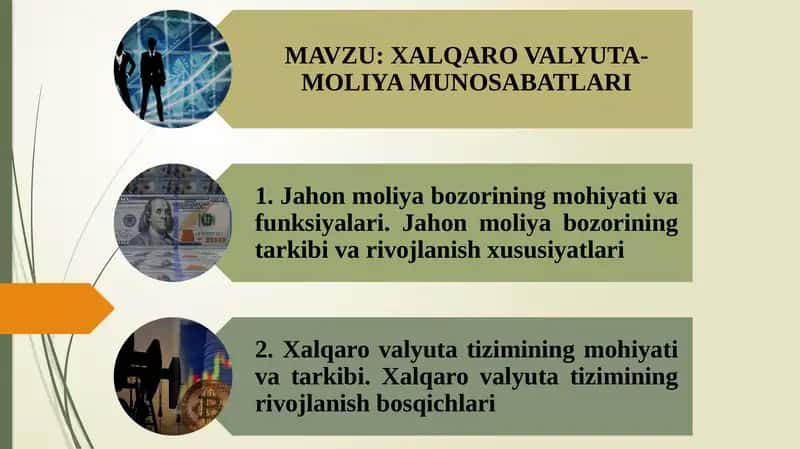 Xalqaro valyuta-moliya munosabatlari