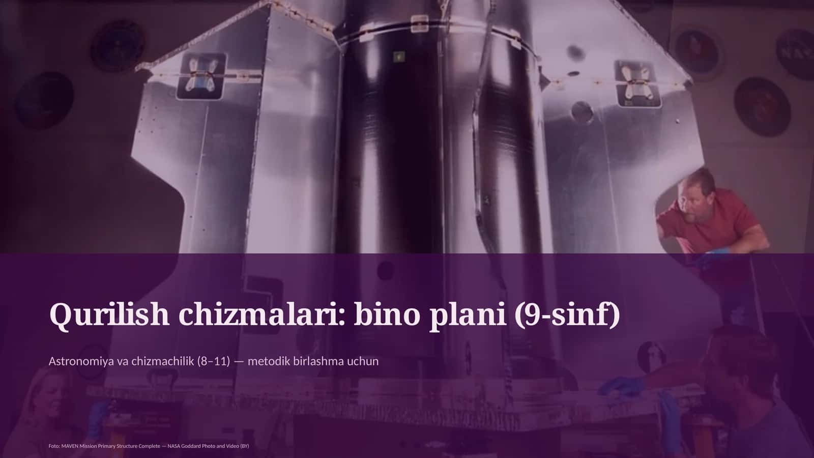 Qurilish chizmalari: bino plani (9-sinf)