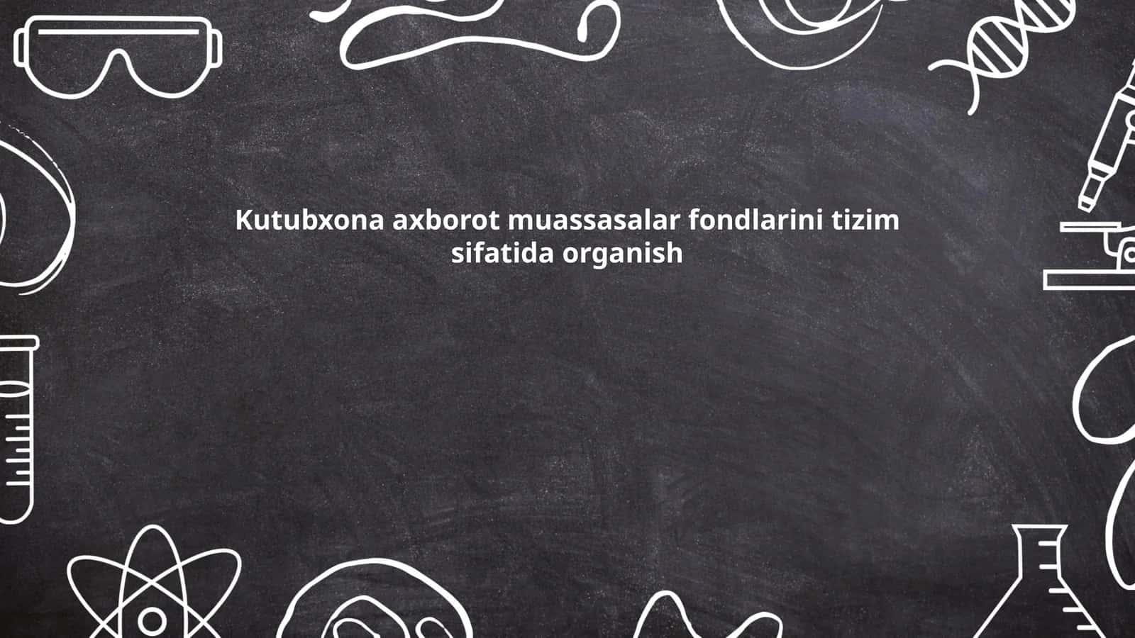 Kutubxona fondlari tushunchasi