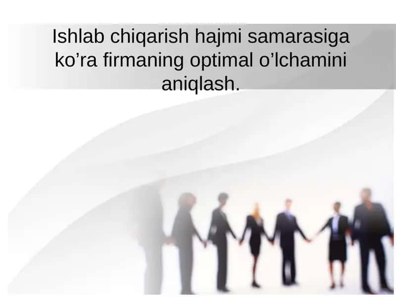 Ishlabchiqarish hajmi samarasi