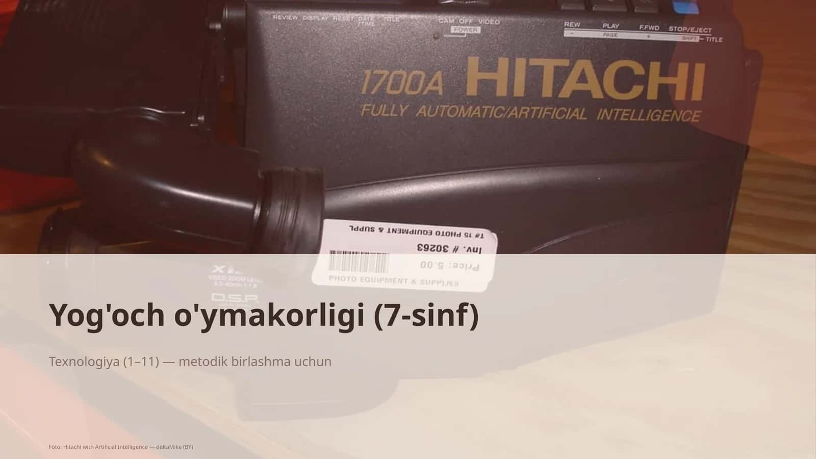 Yog'och o'ymakorligi (7-sinf)