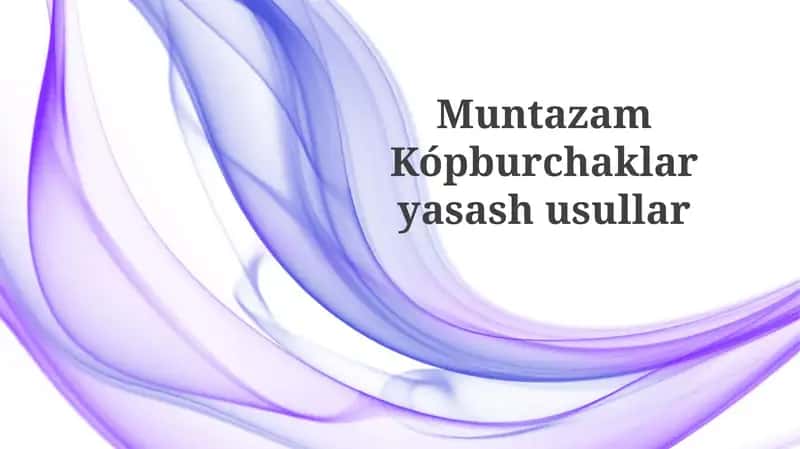 Qog'oz buklash texnikalari (Origami)