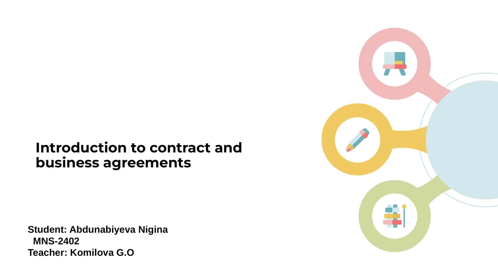 Business Agreements and Contract Law